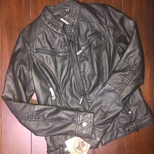 Vegan Leather Jacket